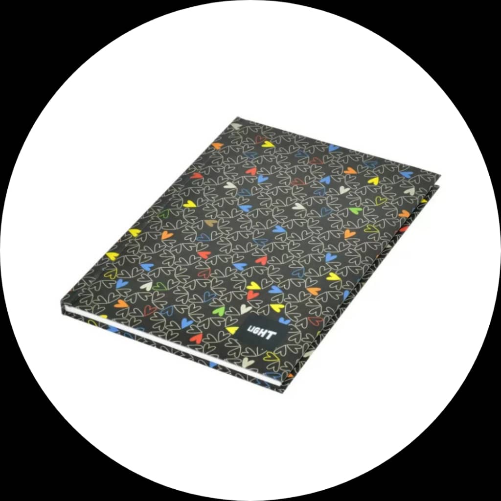 Light Hardcover A4 Notebook